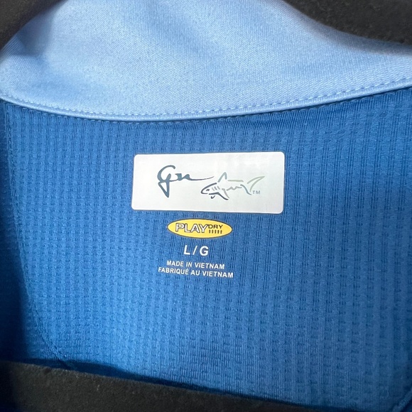 Greg Norman Vest Blue Golf Lightweight Large Summer - Picture 2 of 5